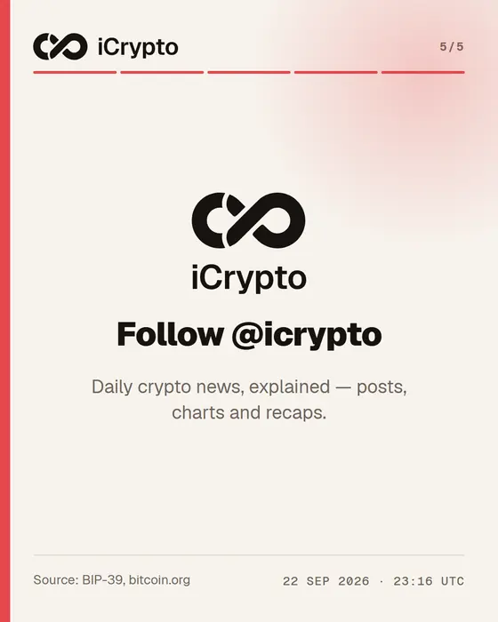 Slide 5: Follow @icrypto.